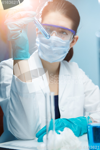 Image of Photo of working laboratory technician