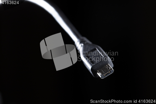 Image of Usb connector on isolated background