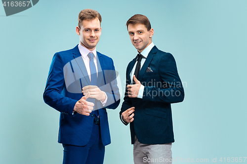 Image of Portrait of handsome and elegant business men