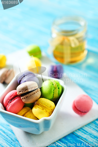 Image of color macaroons