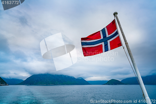 Image of Norway flag Nature Norway