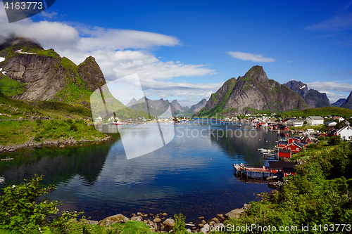 Image of Lofoten archipelago islands Norway