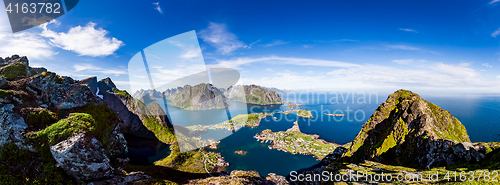 Image of Lofoten archipelago panorama