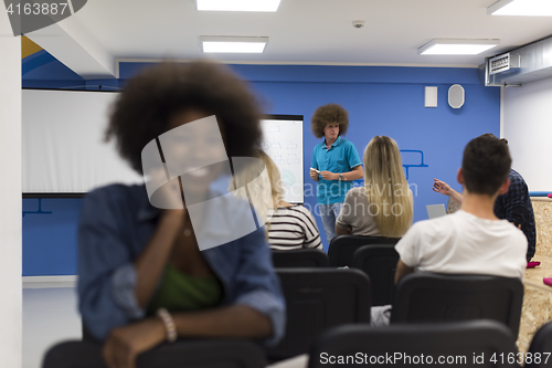 Image of Portrait informal African American business woman