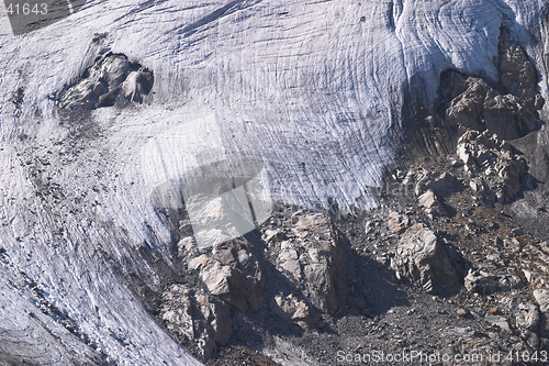 Image of Ice and rocks, Alps, Italy