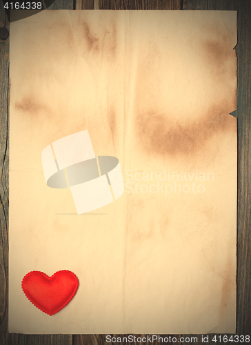 Image of holiday card. valentines day
