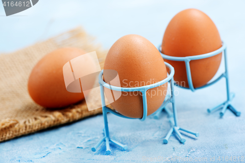 Image of boiled chicken eggs