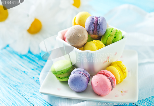 Image of color macaroons