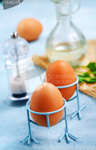 Image of boiled chicken eggs