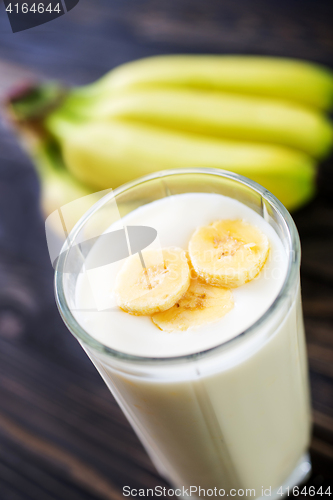 Image of banana yogurt
