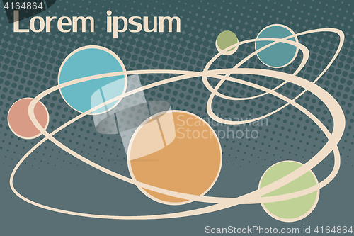 Image of scientific background Lorem ipsum