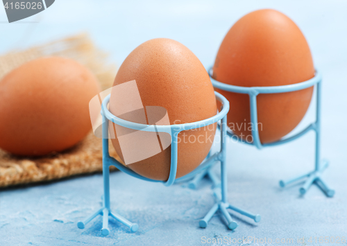 Image of boiled chicken eggs