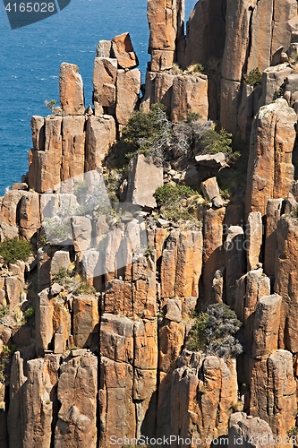 Image of Rugged coastline cliffs