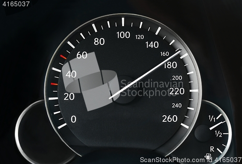 Image of Speedometer of a car