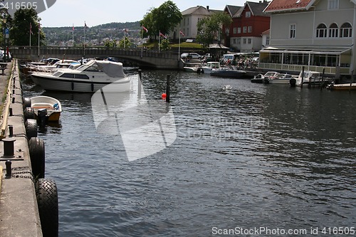 Image of city by the water