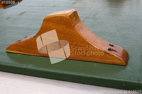 Image of Detail on a sailing boat