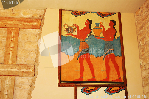 Image of part of palace in Knossos