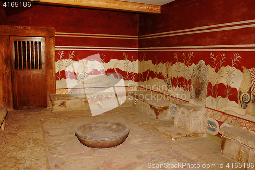 Image of part of room in Knossos palace