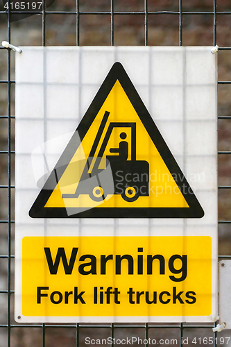 Image of Forklift Warning