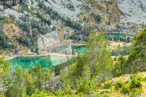 Image of High Altitude Green Lakes