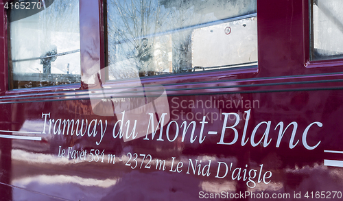 Image of Tramway du Mont Blanc Inscription