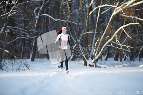 Image of Young athlete on morning jog