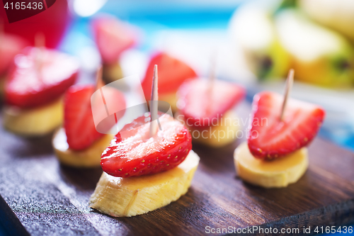 Image of canape with fruits