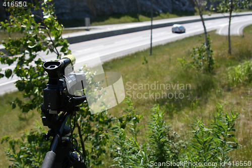 Image of Camera and traffic