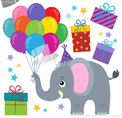 Image of Party elephant theme image 1