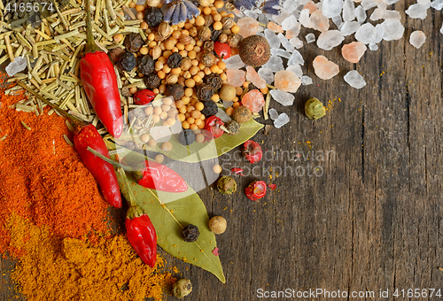Image of Ingredients for cooking, spices