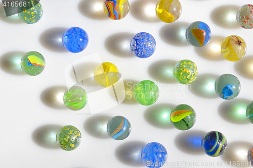 Image of Macro marble balls 