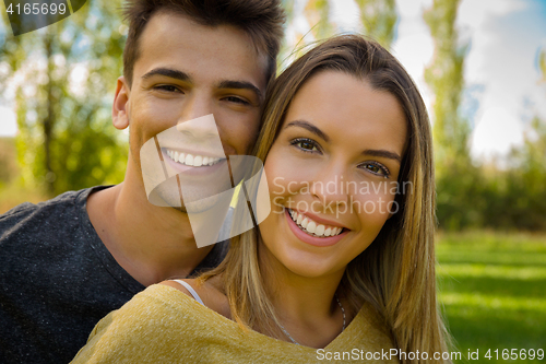 Image of Young couple in love