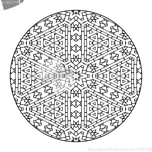 Image of Mandala Black and White