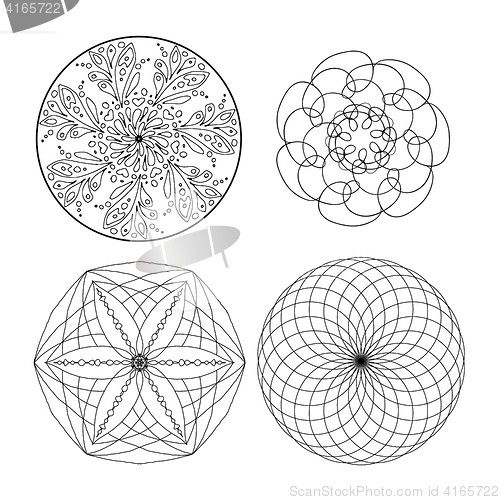 Image of Mandala Black and White