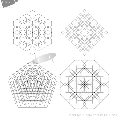 Image of Mandala Black and White