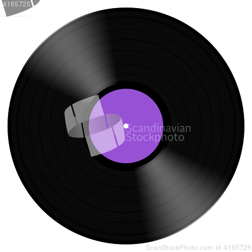 Image of typical vinyl record