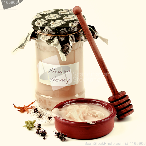 Image of Flower Honey Concept
