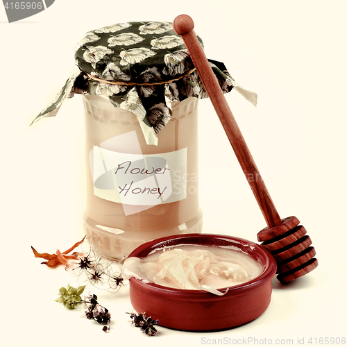 Image of Flower Honey Concept