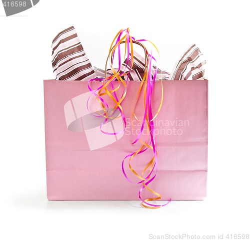 Image of Pink shopping bag