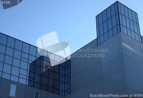 Image of Blue modern architecture