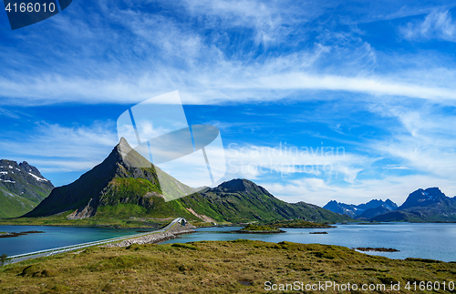 Image of Lofoten archipelago islands Norway