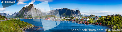 Image of Lofoten archipelago panorama