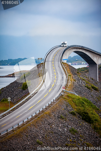 Image of Atlantic Ocean Road Caravan car.