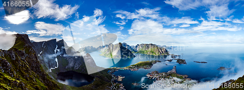 Image of Lofoten archipelago panorama