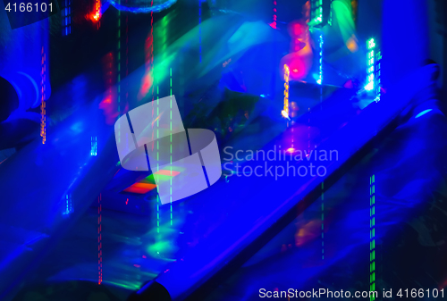 Image of Motion Blurred Neon Lights