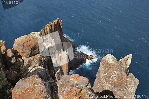 Image of Rugged coastline cliffs