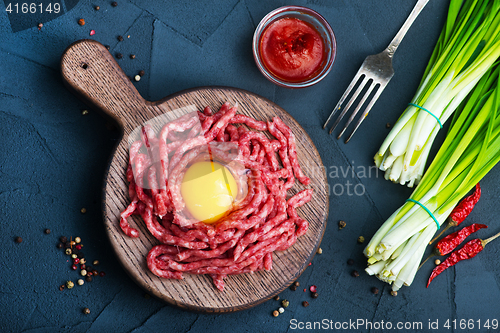 Image of raw minced meat