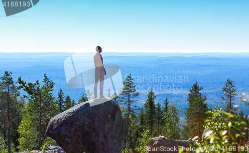 Image of Man On Top Of The Mountain