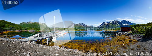 Image of Lofoten archipelago panorama