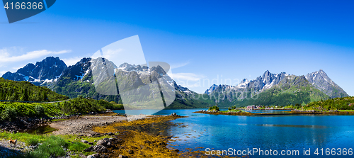 Image of Lofoten archipelago panorama